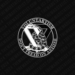 VOLUNTARYISM DONT TREAD ON ANYONE (B) | CLASSIC CREW ★