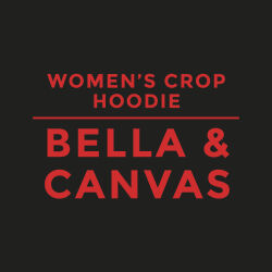 WOMEN'S CROP HOODIE | BELLA & CANVAS